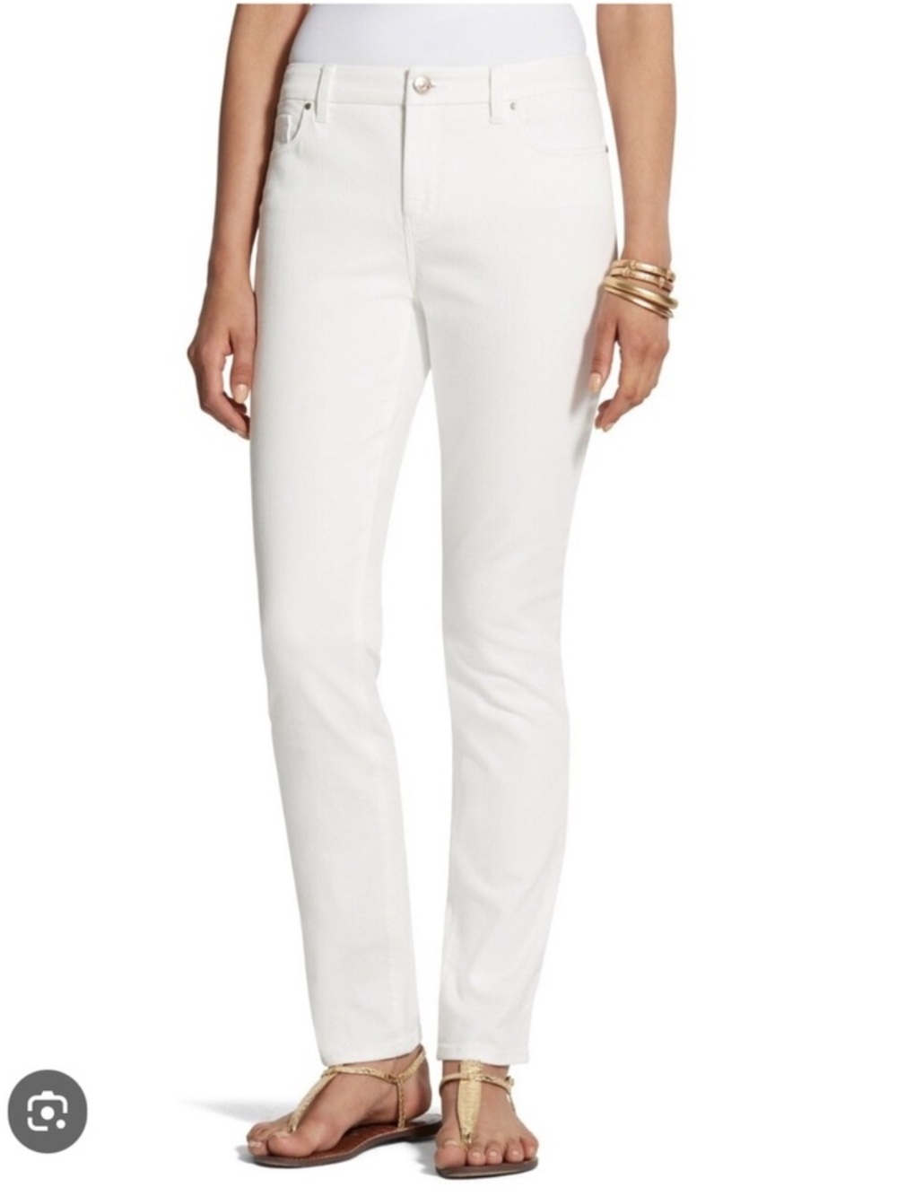 Chico’s So Slimming White Jeans (short)